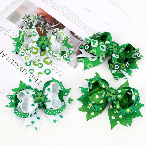 Wholesale Bow Rowan Ribbon Kids Hair Clip JDC-HC-Danzuo029 Hair Clips 丹左 Wholesale Jewelry JoyasDeChina Joyas De China