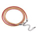 Wholesale Braided Multilayer Leather Cord Stainless Steel Couple Bracelet JDC-BT-RShen018 Bracelet 日盛 red yellow160MM-175MM Wholesale Jewelry JoyasDeChina Joyas De China