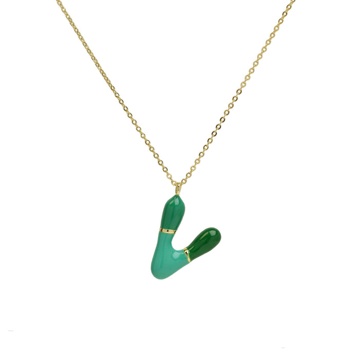 Wholesale brass epoxy capsule bubble balloon 26 English letters necklace colorful pink necklace Pendant JoyasDeChina Necklace V Wholesale Jewelry JoyasDeChina Joyas De China