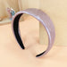 Wholesale Broad Brim Fabric Knit Leather Headband JDC-HD-O388 Headband 潮炫 Wholesale Jewelry JoyasDeChina Joyas De China