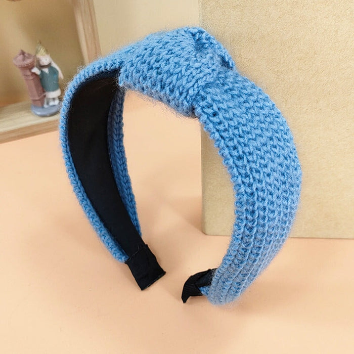 Wholesale Broad Brim Fabric Leather Headband JDC-HD-O387 Headband 潮炫 G Wholesale Jewelry JoyasDeChina Joyas De China