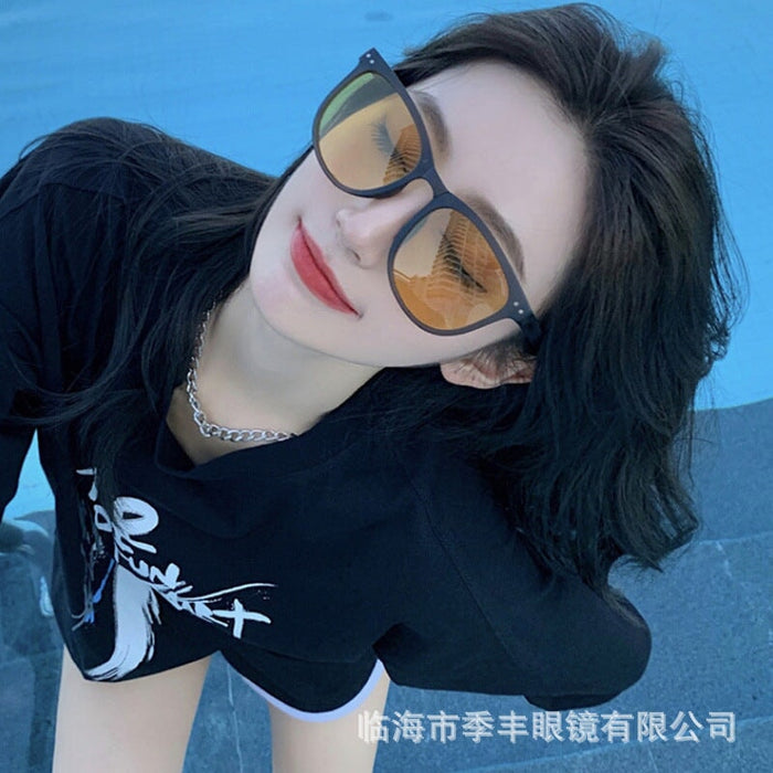 Wholesale brown pc sunglasses JDC-SG-JinF016 Sunglasses 季丰 Wholesale Jewelry JoyasDeChina Joyas De China