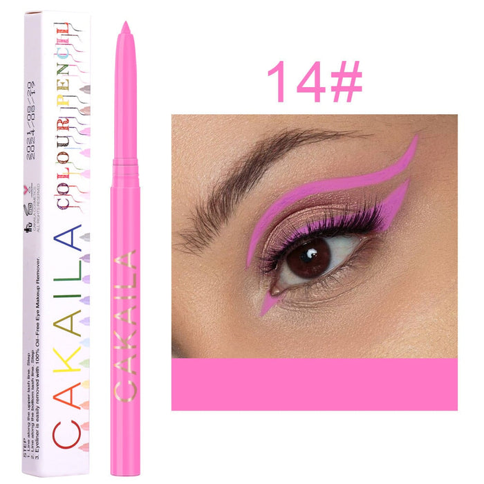 Wholesale CAKAILA 18 Color Eyeliner Gel Pen JDC-EY-Nic009 eyeliner 尼采 14 Wholesale Jewelry JoyasDeChina Joyas De China