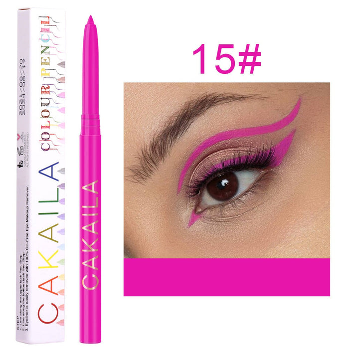 Wholesale CAKAILA 18 Color Eyeliner Gel Pen JDC-EY-Nic009 eyeliner 尼采 15 Wholesale Jewelry JoyasDeChina Joyas De China