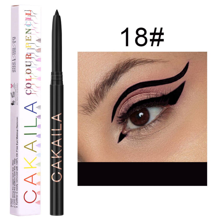 Wholesale CAKAILA 18 Color Eyeliner Gel Pen JDC-EY-Nic009 eyeliner 尼采 18 Wholesale Jewelry JoyasDeChina Joyas De China