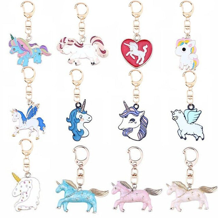 Wholesale Cartoon Color Enamel Pegasus Alloy Keychain JDC-KC-TianG002 Keychains 天高 Wholesale Jewelry JoyasDeChina Joyas De China