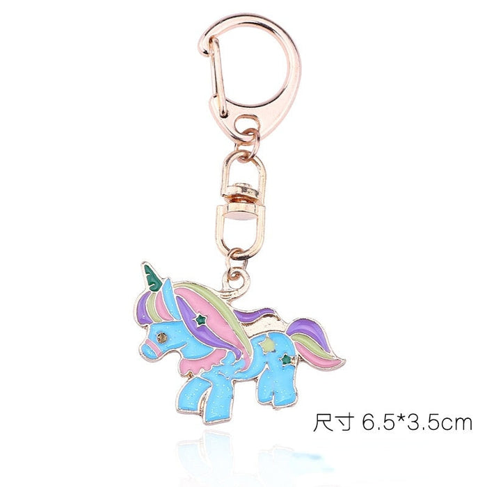 Wholesale Cartoon Color Enamel Pegasus Alloy Keychain JDC-KC-TianG002 Keychains 天高 color DJS Wholesale Jewelry JoyasDeChina Joyas De China