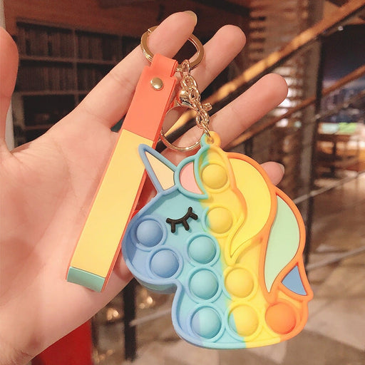 Wholesale Cartoon Decompression Coin Purse Silicone Keychain JDC-KC-FeiRun025 Keychains 飞润 color djs Wholesale Jewelry JoyasDeChina Joyas De China