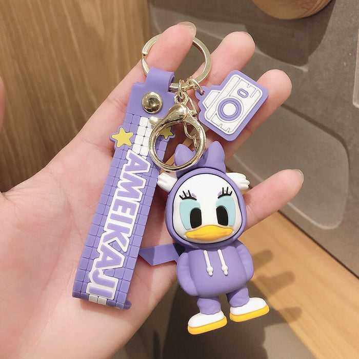 Wholesale Cartoon Doll PVC Silicone Alloy Keychain (F) JDC-KC-FeiRun016 Keychains 飞润 dx purple Wholesale Jewelry JoyasDeChina Joyas De China