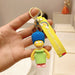 Wholesale Cartoon Doll PVC Silicone Alloy Keychain (F) JDC-KC-FeiRun026 Keychains 飞润 green Wholesale Jewelry JoyasDeChina Joyas De China