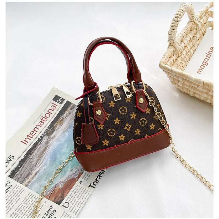 Wholesale Chain Children's PU Crossbody Bag JDC-SD-KaMan001 Shoulder Bags JOYASDECHINA WHOLESALE JEWELRY dark brown Wholesale Jewelry JoyasDeChina Joyas De China