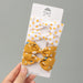 Wholesale Children's Fabric Floral Bow Hair Clip JDC-HC-Danzuo004 Hair Clips 丹左 12 Wholesale Jewelry JoyasDeChina Joyas De China