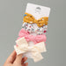 Wholesale Children's Fabric Floral Bow Hair Clip MOQ≥2 JDC-HC-Danzuo006 Hair Clips 丹左 19 MOQ2 Wholesale Jewelry JoyasDeChina Joyas De China