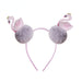 Wholesale Children's Hair Ball Imitation Rex Rabbit Hair Headband (F)JDC-HD-PRY004 Headband 彭日耀 dark grey Wholesale Jewelry JoyasDeChina Joyas De China