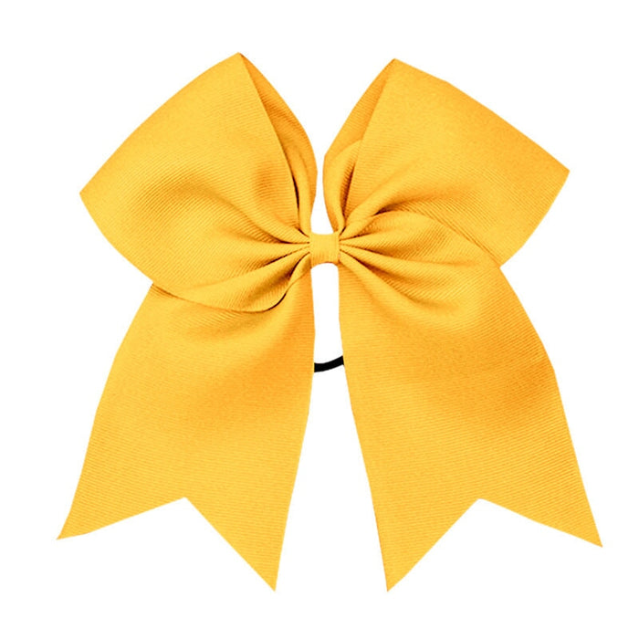 Wholesale Children's Headwear Bow Ribbed Webbing Hair Scrunchies JDC-HS-Danzuo006 Hair Scrunchies 丹左 yellow Wholesale Jewelry JoyasDeChina Joyas De China