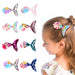 Wholesale Children's Sequin Bow Fishtail Hair Clip (F)JDC-HC-Danzuo030 Hair Clips 丹左 Wholesale Jewelry JoyasDeChina Joyas De China