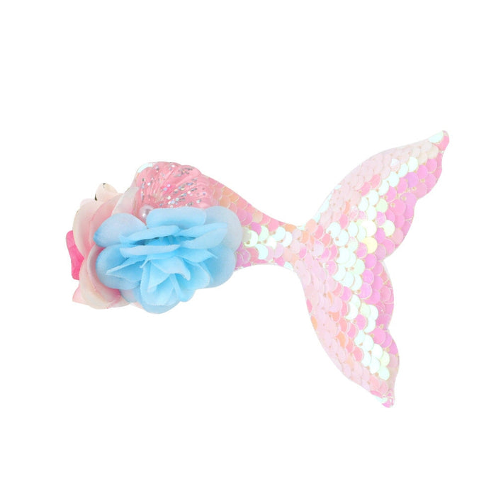 Wholesale Children's Sequin Bow Fishtail Hair Clip (F)JDC-HC-Danzuo030 Hair Clips 丹左 Wholesale Jewelry JoyasDeChina Joyas De China