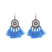 Wholesale Circle Alloy Tassel Earrings JDC-ES-ZhanY023 Earrings 展言 Wholesale Jewelry JoyasDeChina Joyas De China