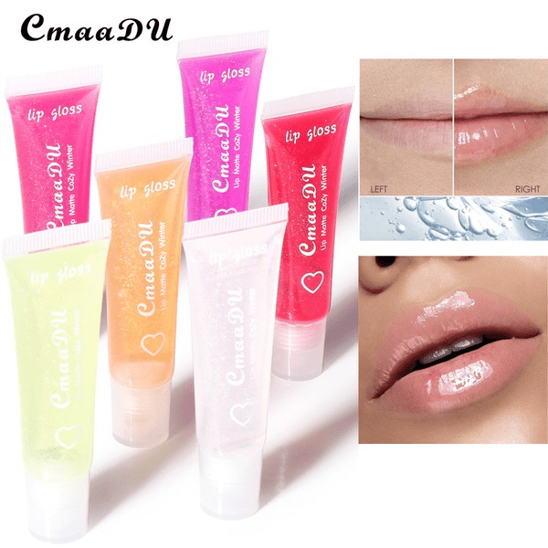 Wholesale CmaaDu 6 Colors Pure Transparent Moisturizing Moisturizing Lip Balm Lip Glaze JDC-MK-Nic020 lipstick 尼采 Wholesale Jewelry JoyasDeChina Joyas De China