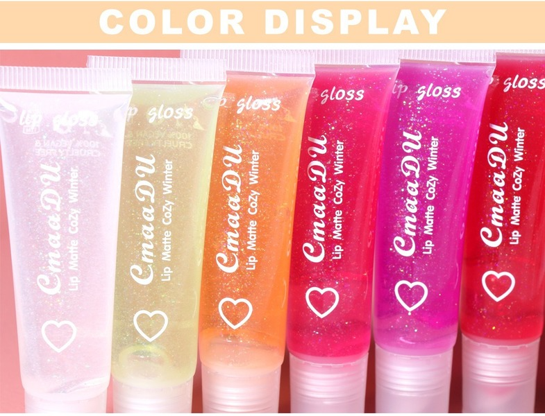 Wholesale CmaaDu 6 Colors Pure Transparent Moisturizing Moisturizing Lip Balm Lip Glaze JDC-MK-Nic020 lipstick 尼采 Wholesale Jewelry JoyasDeChina Joyas De China