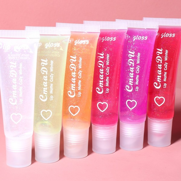 Wholesale CmaaDu 6 Colors Pure Transparent Moisturizing Moisturizing Lip Balm Lip Glaze JDC-MK-Nic020 lipstick 尼采 Wholesale Jewelry JoyasDeChina Joyas De China