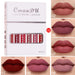 Wholesale CmaaDu 6pcs Box Matte Non-stick Cup Waterproof Lipstick Long Lasting Lip Gloss JDC-MK-Nic002 lipstick 尼采 02 Wholesale Jewelry JoyasDeChina Joyas De China