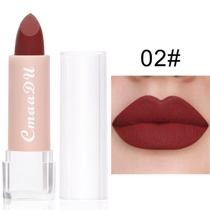 Wholesale CmaaDu Lipstick 15 Colors Lip Gloss New Matte Moisturizing Waterproof JDC-MK-Nic007 lipstick 尼采 02 Wholesale Jewelry JoyasDeChina Joyas De China