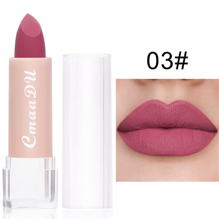 Wholesale CmaaDu Lipstick 15 Colors Lip Gloss New Matte Moisturizing Waterproof JDC-MK-Nic007 lipstick 尼采 03 Wholesale Jewelry JoyasDeChina Joyas De China