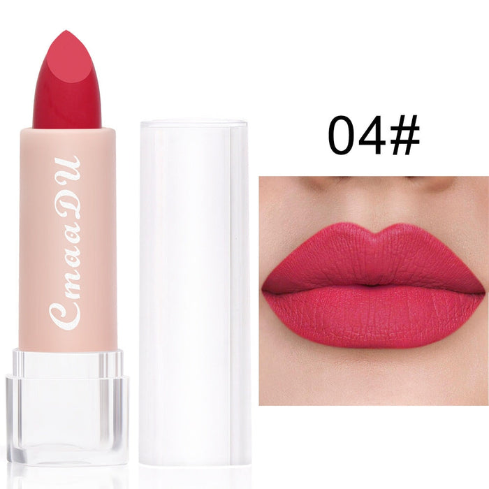 Wholesale CmaaDu Lipstick 15 Colors Lip Gloss New Matte Moisturizing Waterproof JDC-MK-Nic007 lipstick 尼采 04 Wholesale Jewelry JoyasDeChina Joyas De China