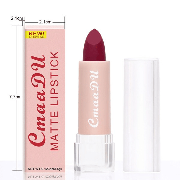 Wholesale CmaaDu Lipstick 15 Colors Lip Gloss New Matte Moisturizing Waterproof JDC-MK-Nic007 lipstick 尼采 Wholesale Jewelry JoyasDeChina Joyas De China