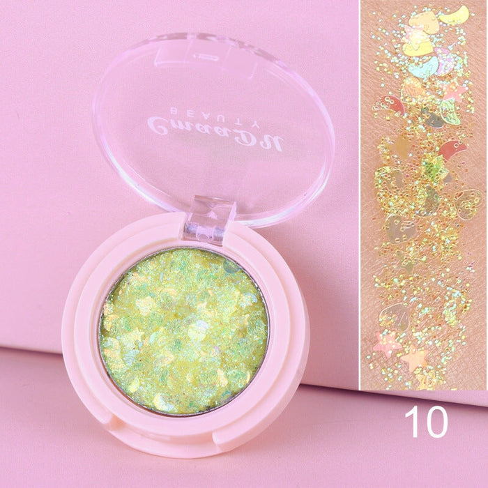 Wholesale CmaaDu Mono Glitter Powder Glitter Eyeshadow JDC-SH-Nic008 eyeshadow 尼采 10 Wholesale Jewelry JoyasDeChina Joyas De China