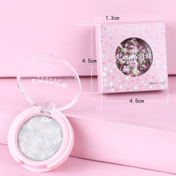 Wholesale CmaaDu Mono Glitter Powder Glitter Eyeshadow JDC-SH-Nic008 eyeshadow 尼采 Wholesale Jewelry JoyasDeChina Joyas De China