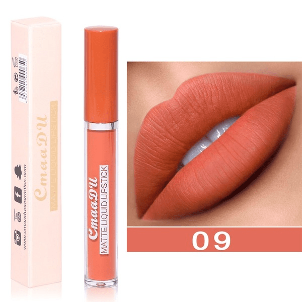 Wholesale CmaaDu10 Color Matte Lipstick Non-stick Cup Long Lasting Waterproof Liquid Lip Gloss JDC-MK-Nic014 lipstick 尼采 Wholesale Jewelry JoyasDeChina Joyas De China