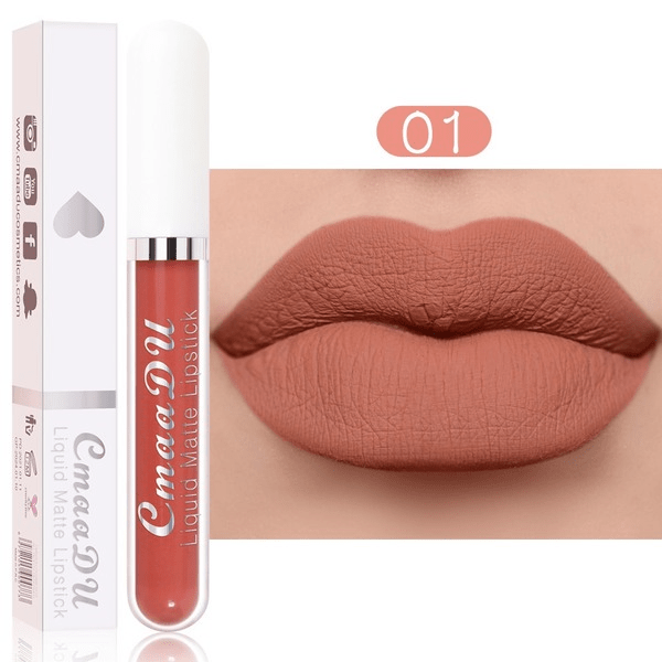 Wholesale CmaaDu18 Color Lipstick Matte Non-stick Cup Waterproof Long Lasting Lip Gloss JDC-MK-Nic001 lipstick 尼采 Wholesale Jewelry JoyasDeChina Joyas De China