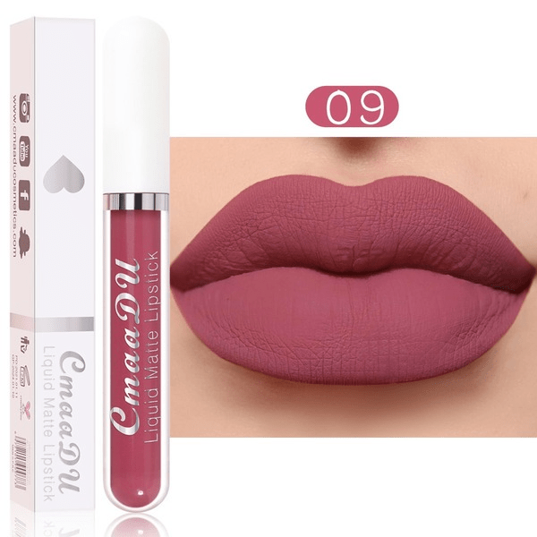 Wholesale CmaaDu18 Color Lipstick Matte Non-stick Cup Waterproof Long Lasting Lip Gloss JDC-MK-Nic001 lipstick 尼采 Wholesale Jewelry JoyasDeChina Joyas De China