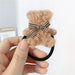 Wholesale coffee Plush hair circle JDC-HS-Jiax006 Hair Scrunchies 佳芯 1693 Wholesale Jewelry JoyasDeChina Joyas De China