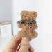 Wholesale coffee Plush hair circle JDC-HS-Jiax006 Hair Scrunchies 佳芯 1695 Wholesale Jewelry JoyasDeChina Joyas De China