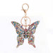 Wholesale Color Rhinestone Hollow Butterfly Alloy Keychain MOQ≥2 JDC-KC-ChaoK001 Keychains 超凯 Wholesale Jewelry JoyasDeChina Joyas De China