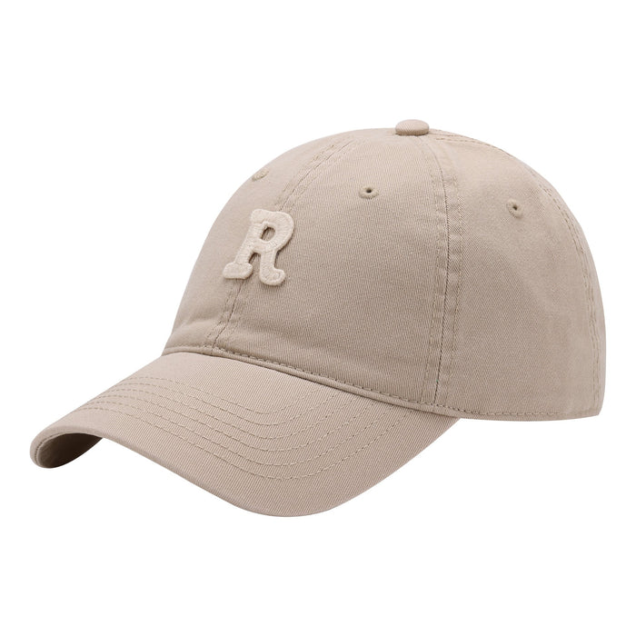 Wholesale Color Soft Top R Letter Cotton Baseball Hat JDC-FH-SiLi005 Fashionhat 思黎 Light khaki adjustable Wholesale Jewelry JoyasDeChina Joyas De China