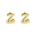 Wholesale copper plated 18k real gold bubble balloon 26 English letter earrings Earrings JoyasDeChina Z Wholesale Jewelry JoyasDeChina Joyas De China