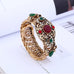 Wholesale Copper Zinc Alloy Rhinestone Crystal Resin Hollow Bracelet JDC-BT-Duoh002 Bracelet 朵涵 Wholesale Jewelry JoyasDeChina Joyas De China