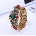 Wholesale Copper Zinc Alloy Rhinestone Crystal Resin Hollow Bracelet JDC-BT-Duoh002 Bracelet 朵涵 Wholesale Jewelry JoyasDeChina Joyas De China