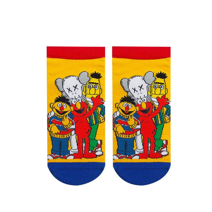 Wholesale Cotton Cartoon Unisex Socks (F) JDC-SK-Qihen001 Sock 圻恒 Wholesale Jewelry JoyasDeChina Joyas De China