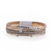 Wholesale Cross Rhinestone Leather Magnetic Buckle Bracelet JDC-BT-DHJ019 Bracelet 邓会君 Wholesale Jewelry JoyasDeChina Joyas De China