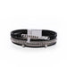 Wholesale Cross Rhinestone Leather Magnetic Buckle Bracelet JDC-BT-DHJ019 Bracelet 邓会君 Wholesale Jewelry JoyasDeChina Joyas De China