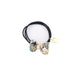 Wholesale crystal leather band JDC-HS-RQ004 Hair Scrunchies 瑞奇 Colored bow Wholesale Jewelry JoyasDeChina Joyas De China