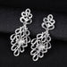 Wholesale cutout diamond-set alloy stud earrings JDC-ES-GSDB011 Earrings 丹比华比 Wholesale Jewelry JoyasDeChina Joyas De China