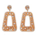 Wholesale diamond metal earringsJDC-ES-LIUM014 Earrings 榴芒 52829-CE Wholesale Jewelry JoyasDeChina Joyas De China