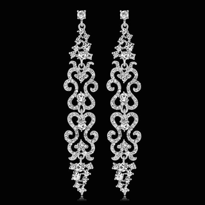 Wholesale diamond-set alloy earrings JDC-ES-GSDB012 Earrings 丹比华比 Wholesale Jewelry JoyasDeChina Joyas De China