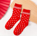 Wholesale Dot Plaid New Year Christmas Tiger Year Cotton Couple Socks JDC-SK-Qihen002 Sock 圻恒 Wholesale Jewelry JoyasDeChina Joyas De China